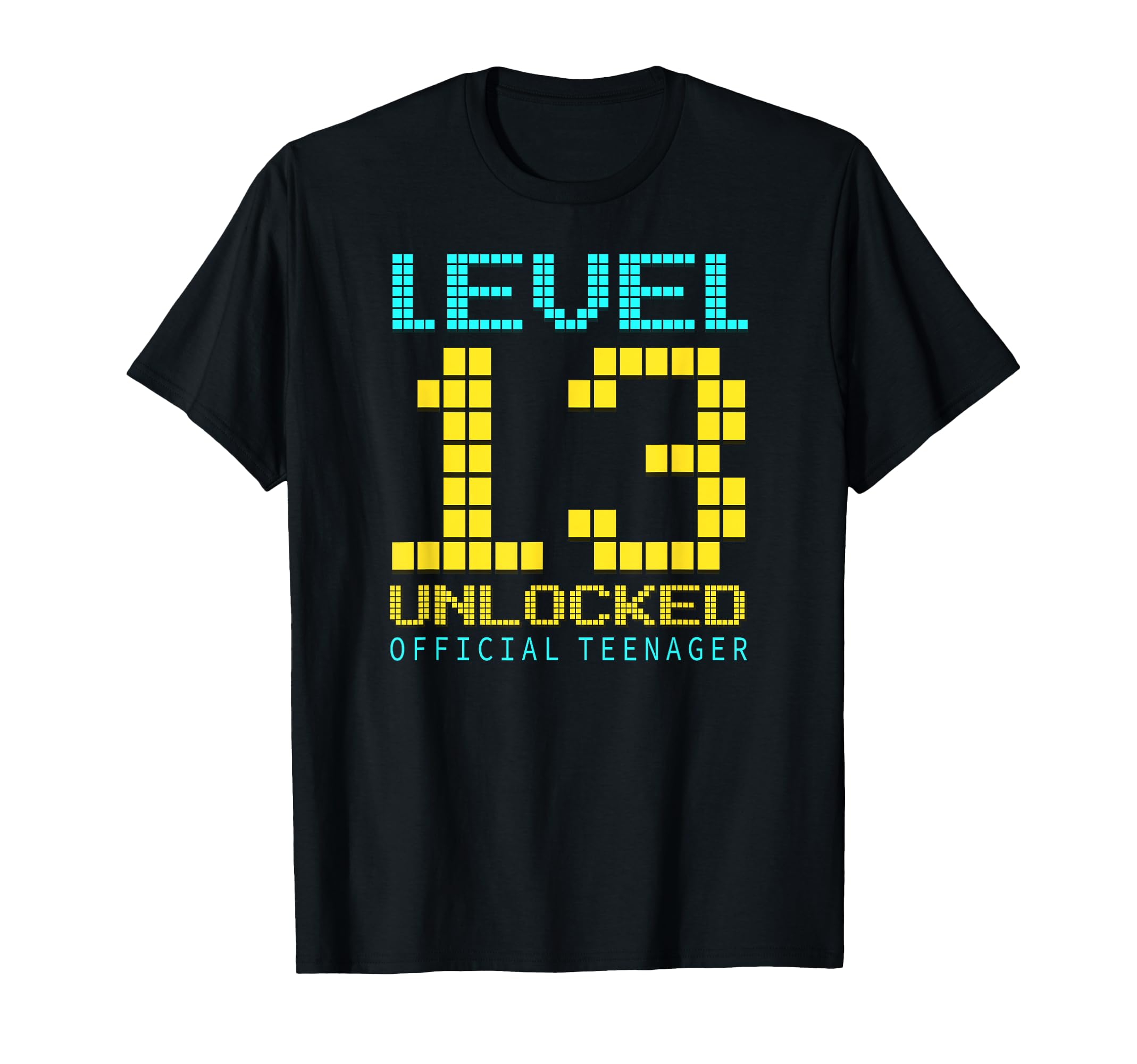 LEVEL 13 UNLOCKED Shirt 13th Birthday Official Teenager T-Shirt