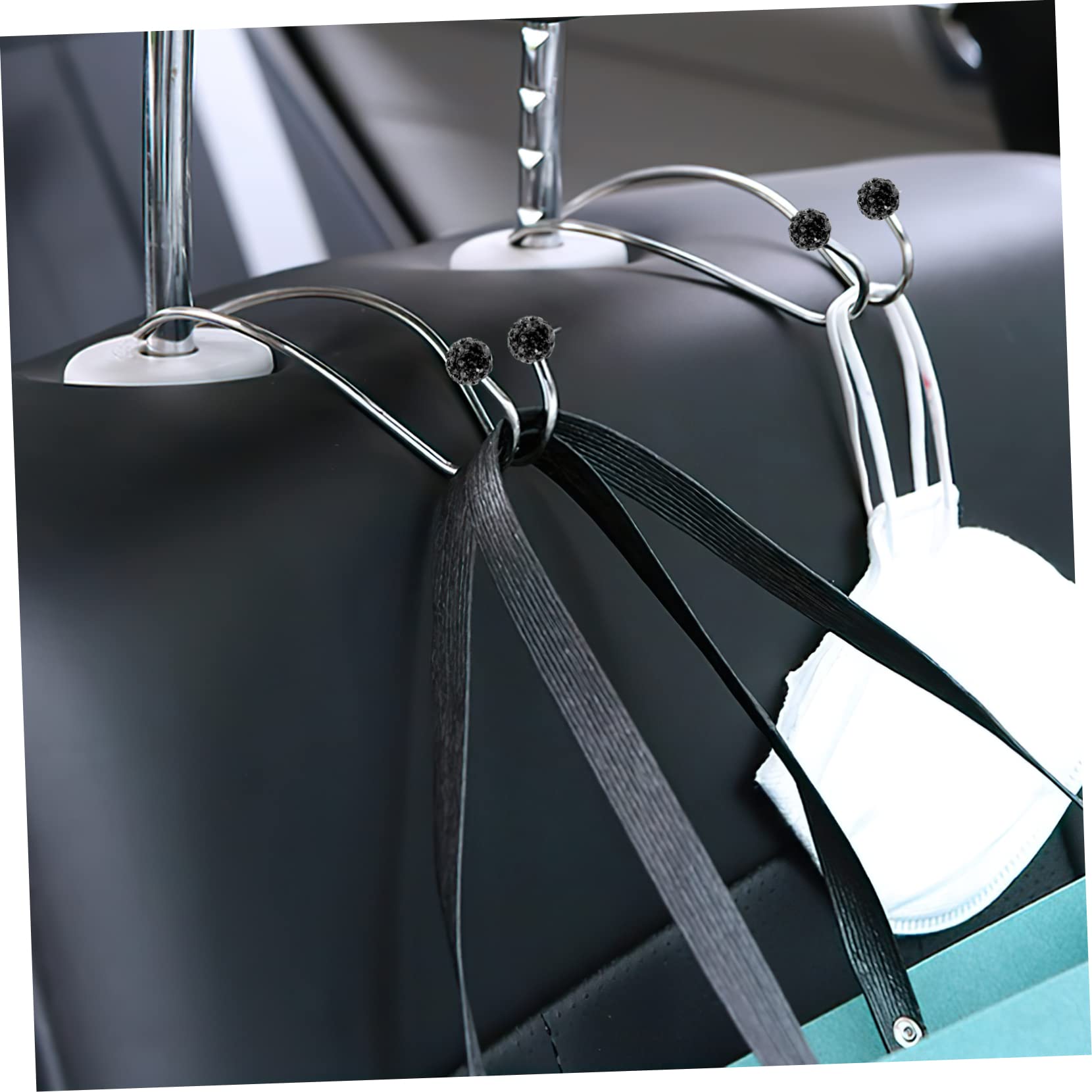 Amosfun 3 Series Gancho De Coche Reposacabezas Automático Ganchos para Asientos Traseros Colgadores De Reposacabezas Traseros De Coche Perchas para El Asiento 4 Piezas X 3