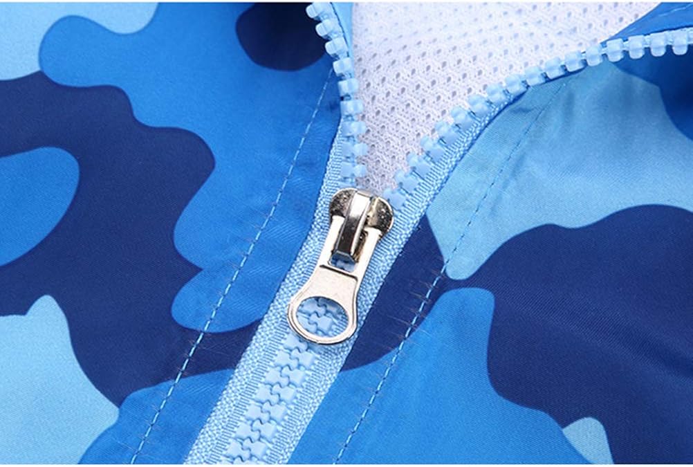 KISBINI Boy's Cartoon Lightweight Wind Zip Hooded Jackets Windbreakers Cute Dust Coats 2T-7T : Sports & Outdoors