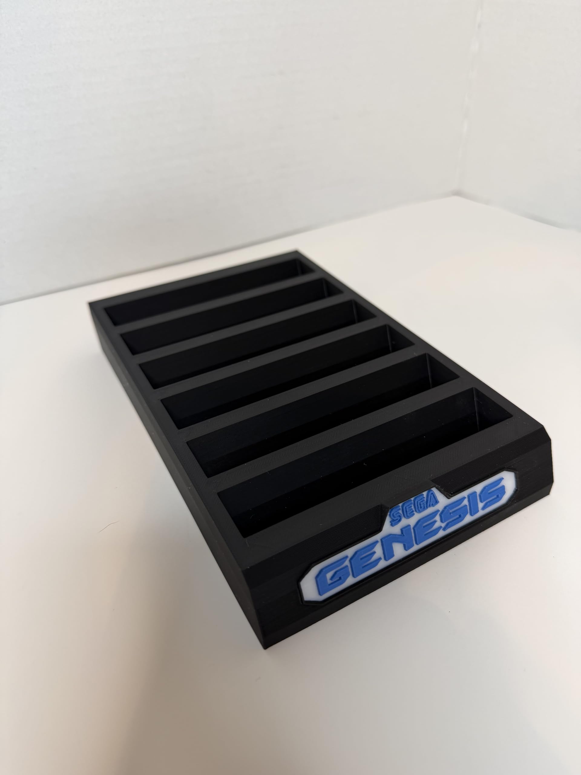 Game Storage for Sega Genesis – 6 Slot Cartridge Holder Display- 3D printed - Sega Genesis - Very Good - Used Accessory - Image 3