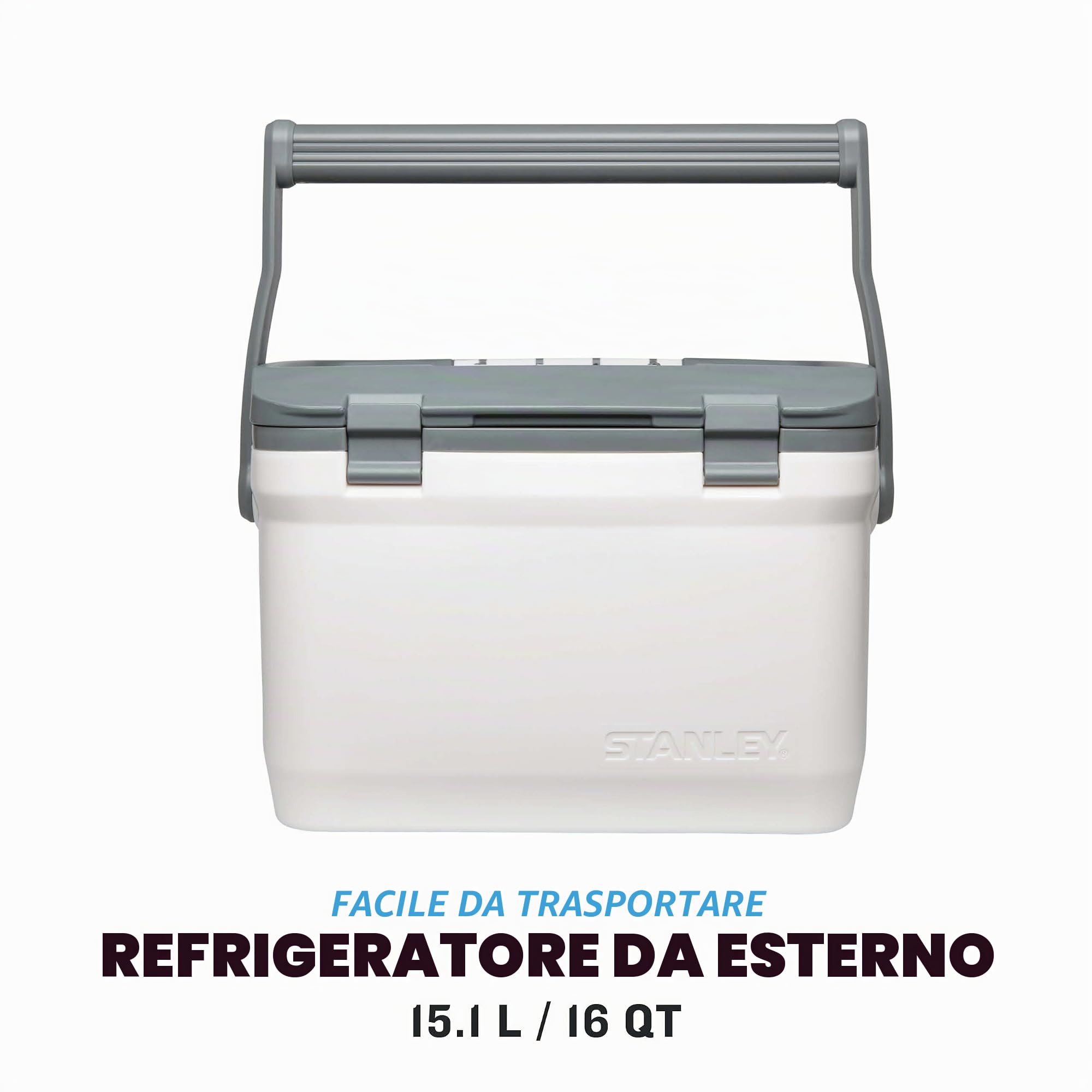 Stanley 1913 Adventure Outdoor Cooler - Isolamento con Schiuma a Doppia Parete - Senza BPA - Frigo Portatile - Frigo da campeggio robusto - Frigo da viaggio robusto