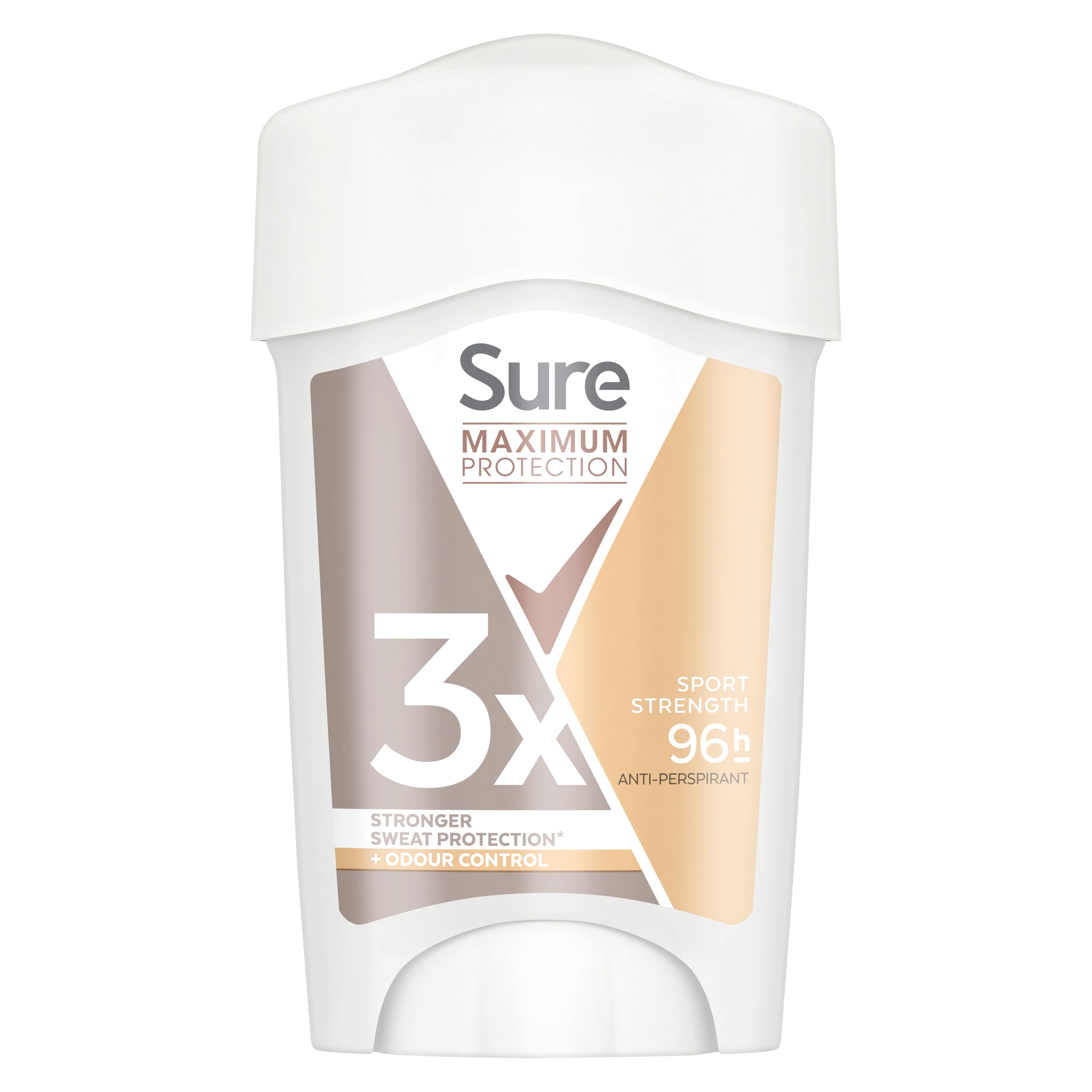 Sure Women Maximum Protection Sport Strength Anti-Perspirant Deodorant Cream Stick 45ml - 12 Pack