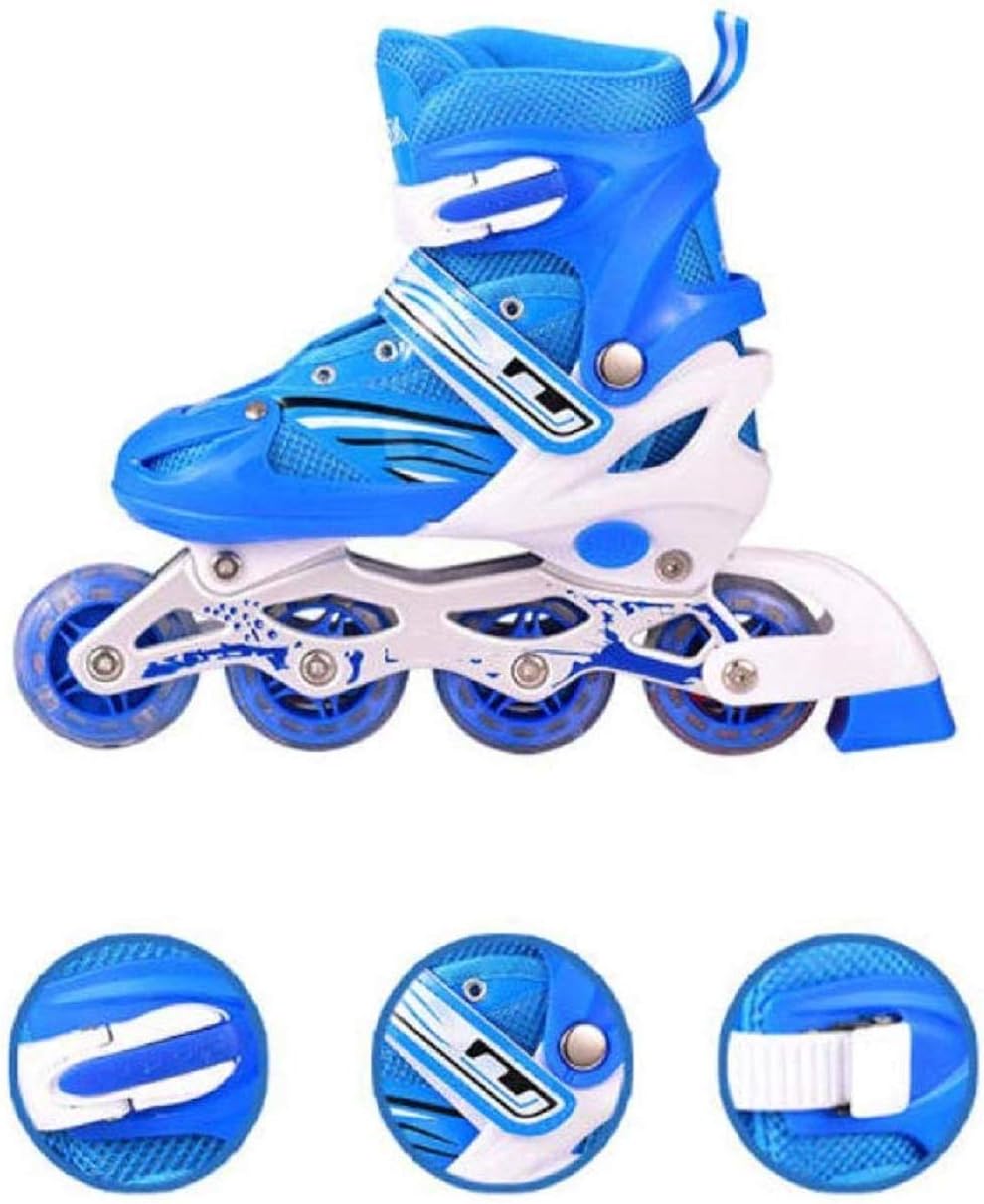 Kytaste Adjustable Children Single Flash Single Four-Wheel Roller Skating Shoes