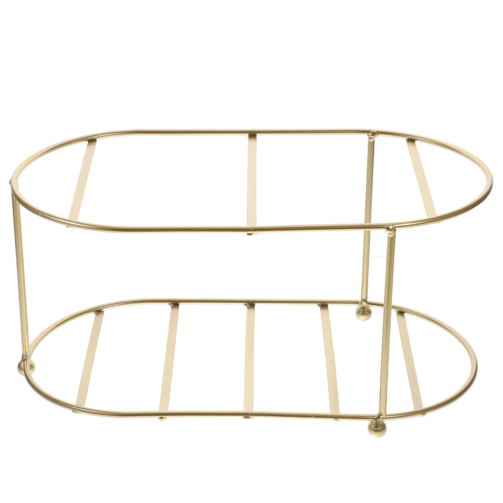 Soporte dispensador de bebidas de hierro dorado con diseño estable y resistente para cocina