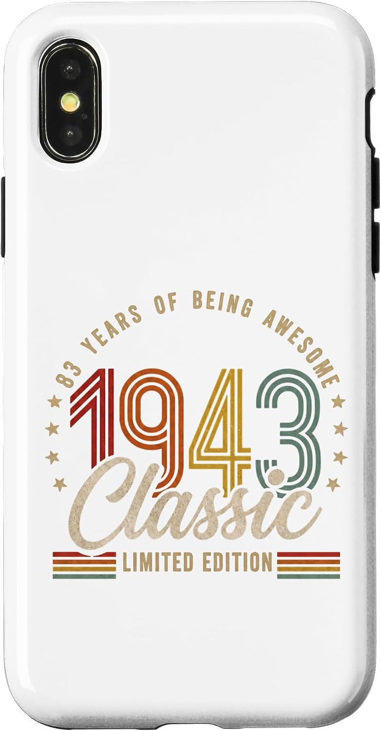 Vintage 1943 83rd Birthday 83 yr Classic Limited Edition Men Case for iPhone 12 mini image 5