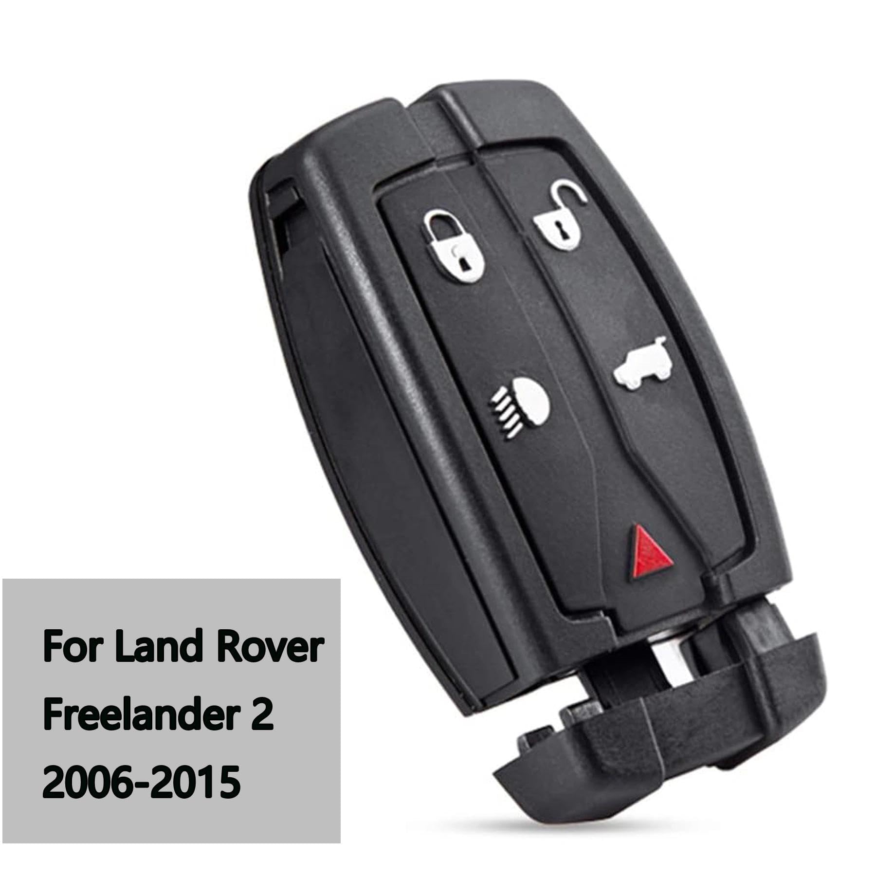 Heart Horse Telecomando di Ricambio a 5 pulsanti Guscio per Chiave Telecomando Freelander con lama vergine per Freelander 2 2006-2015