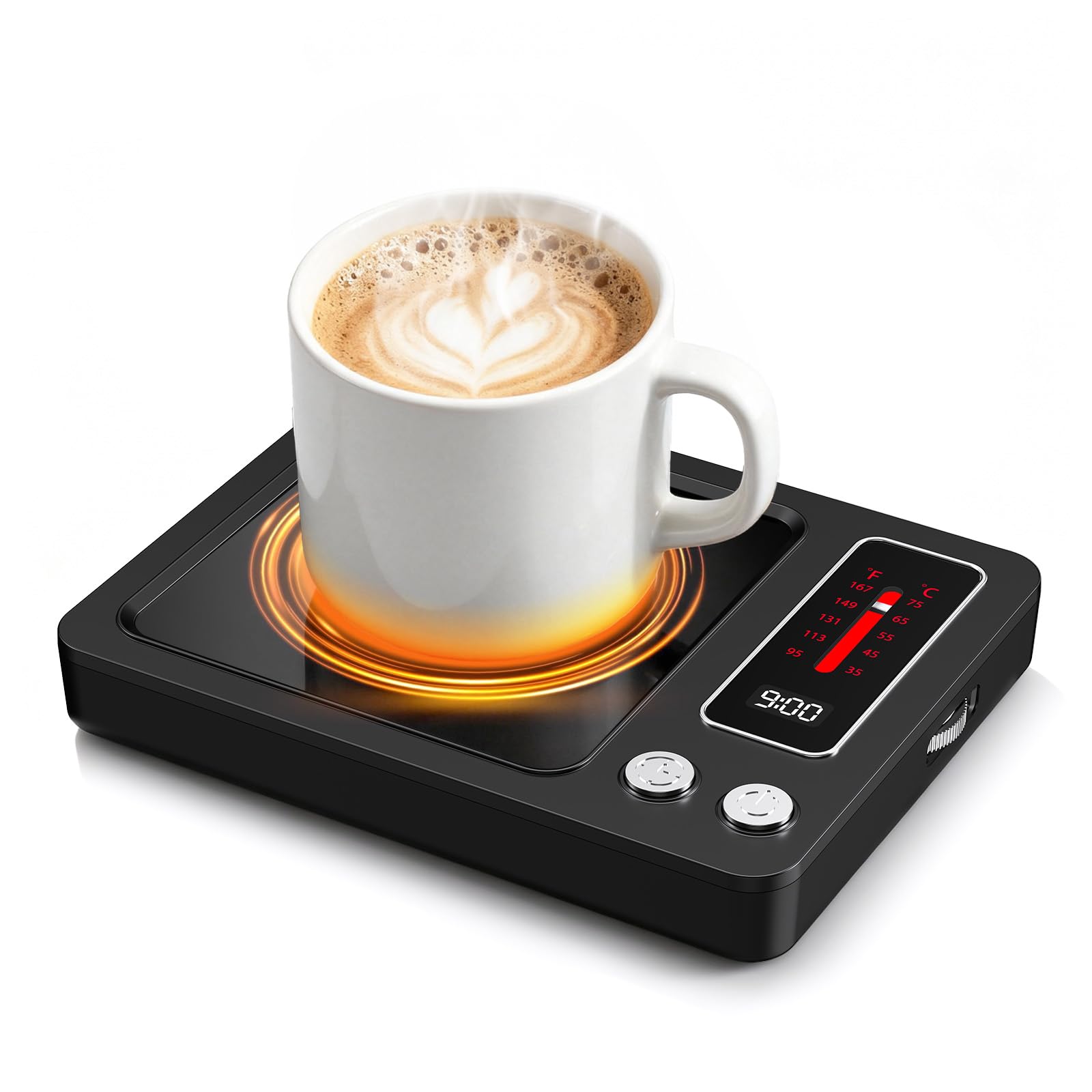 Calentador de taza de café 35-75 ℃ eléctrico para té leche y vela en mesa