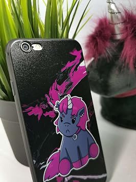 corimori Grumpy Ruby Model Apple iPhone 12 Protective Cases for Various Mobile Phones Black/Purple