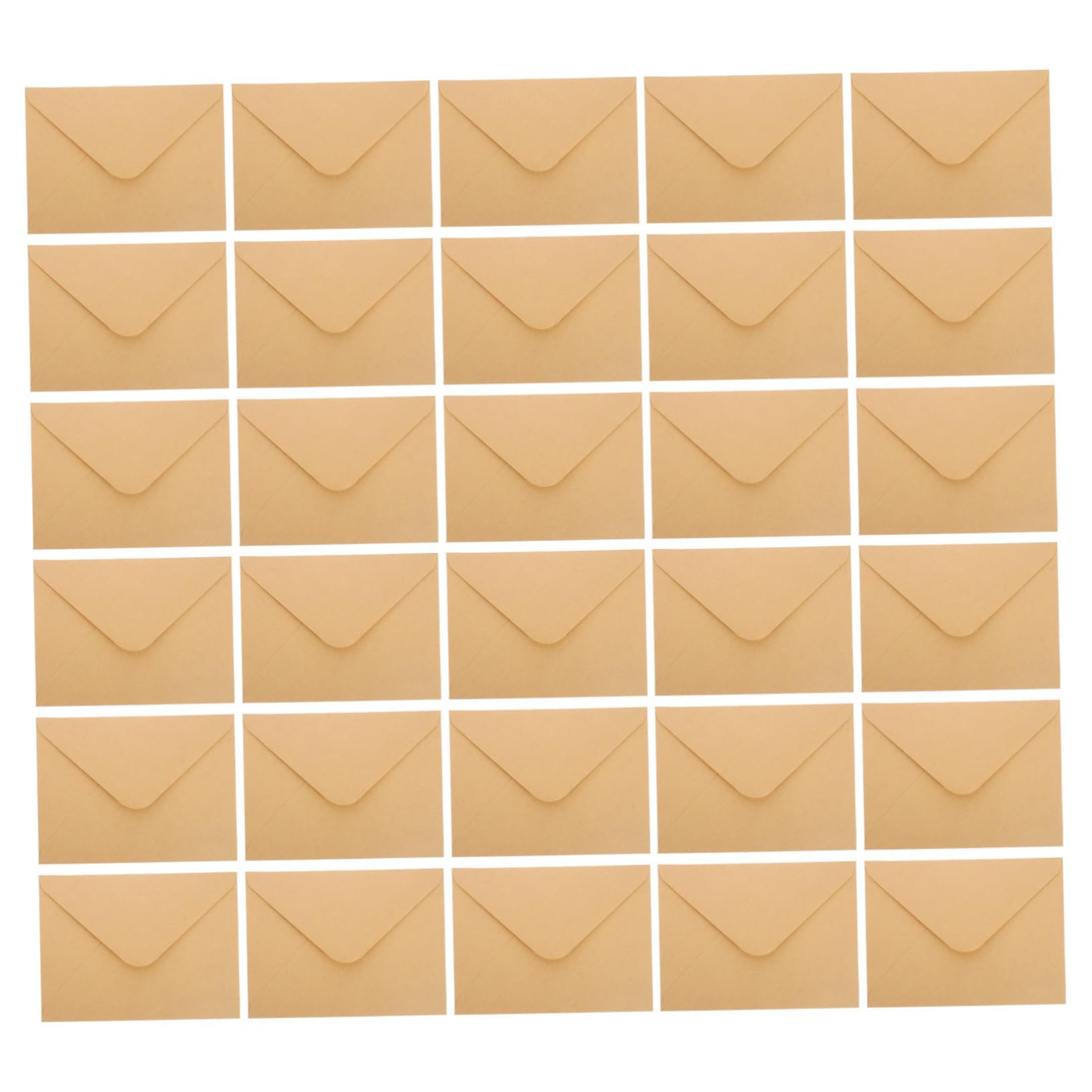 Buste in Carta Kraft Marrone V-flap 100 Pezzi per Inviti