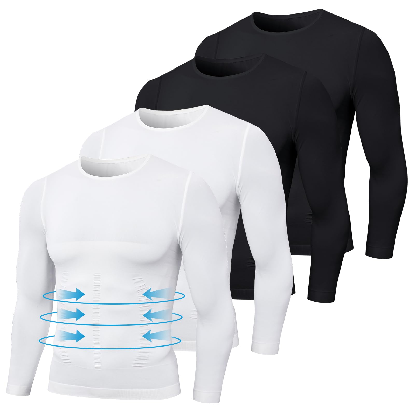 MEETWEE Long Sleeve Compression Shirt Men UPF 50
