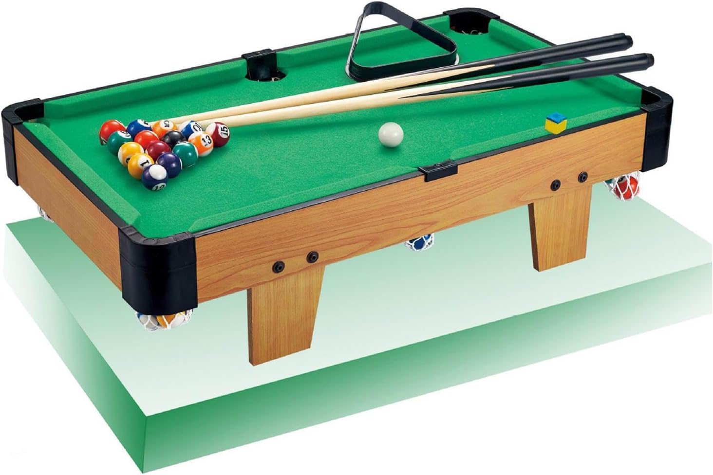 Mini Pool Table Game Tabletop Pool Table Toy,Portable,Indoor Game Toy,Tabletop Billiards Game for Family Parent Child