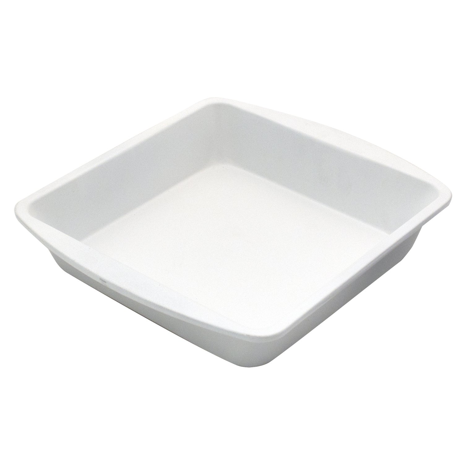 BC3000 Range Kleen Square Cake Pan, 8-Inch, White