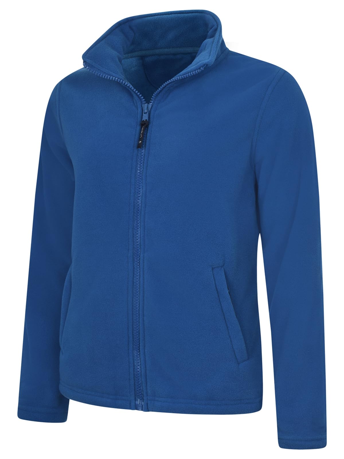 COOZO Ladies Classic and Stylish Full Zip Fleece Jacket - Royal - 4XL