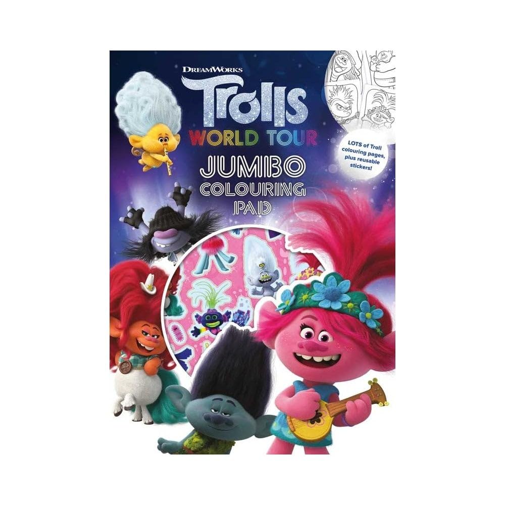 Trolls Jumbo Colouring Pad