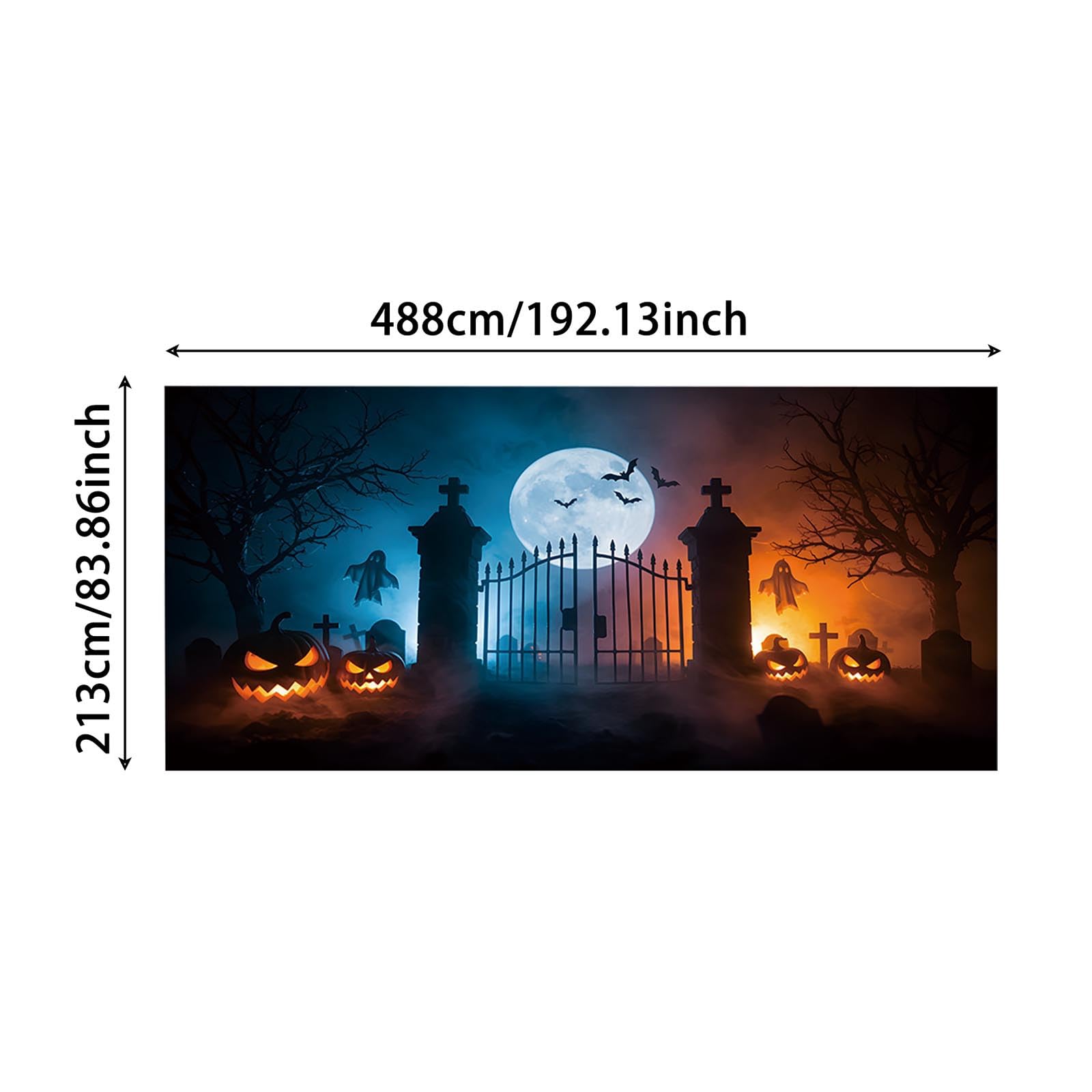 Cartel de graduación de estilo único para Halloween, para garaje, mejora al instante la fiesta de Halloween y se convierte en el centro de atención de todos. ¡No te lo pierdas!