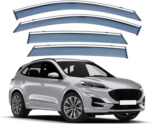 PANXUC Car Wind Deflectors for Ford Escape CX482 2020, Side Window Wind Rain Deflector Window Visor Sun Rain Guard Smoke Guards