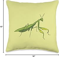 Vista 4 de Linda mantita rezando camisetas y regalos insectos saltamontes mantitas rezando, 16 x 16, multicolor