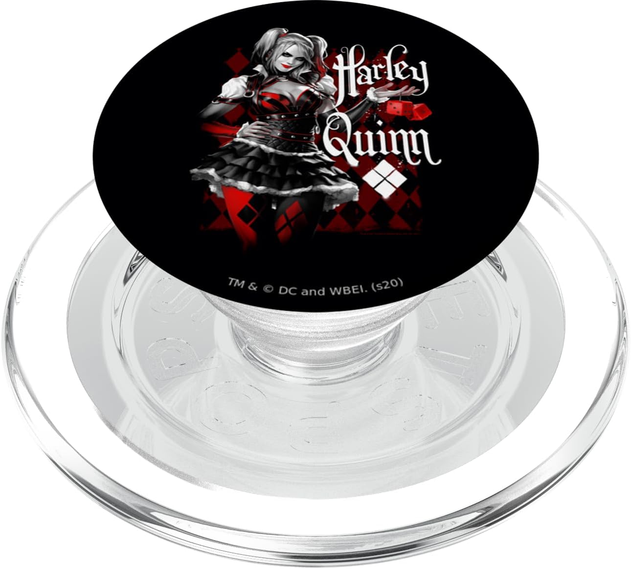 Batman: Arkham Knight Harley Quinn Dice PopSockets MagSafe PopGrip for iPhone