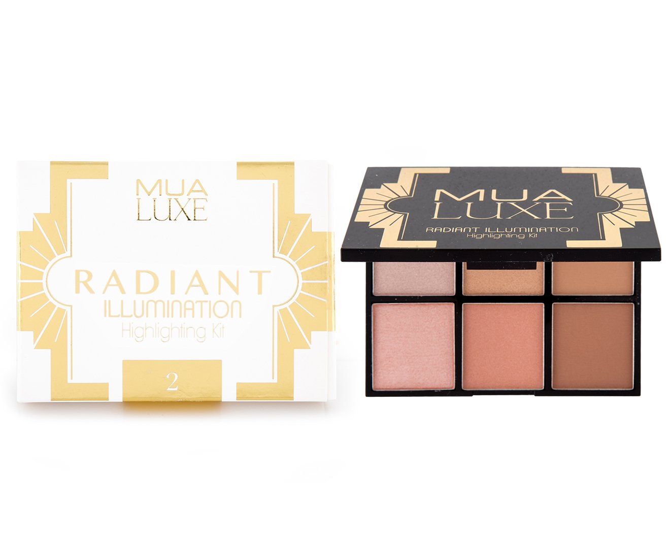 MUALuxe Radiant Illumination Highlight Kit #2