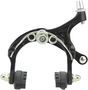 Road Brake Caliper, Aluminum Alloy Lightweight Rear Replacement C Brake Caliper for Cyclists Road and Mountain Biking