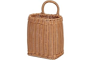 Hanging Woven Storage Basket for Artificial Plants