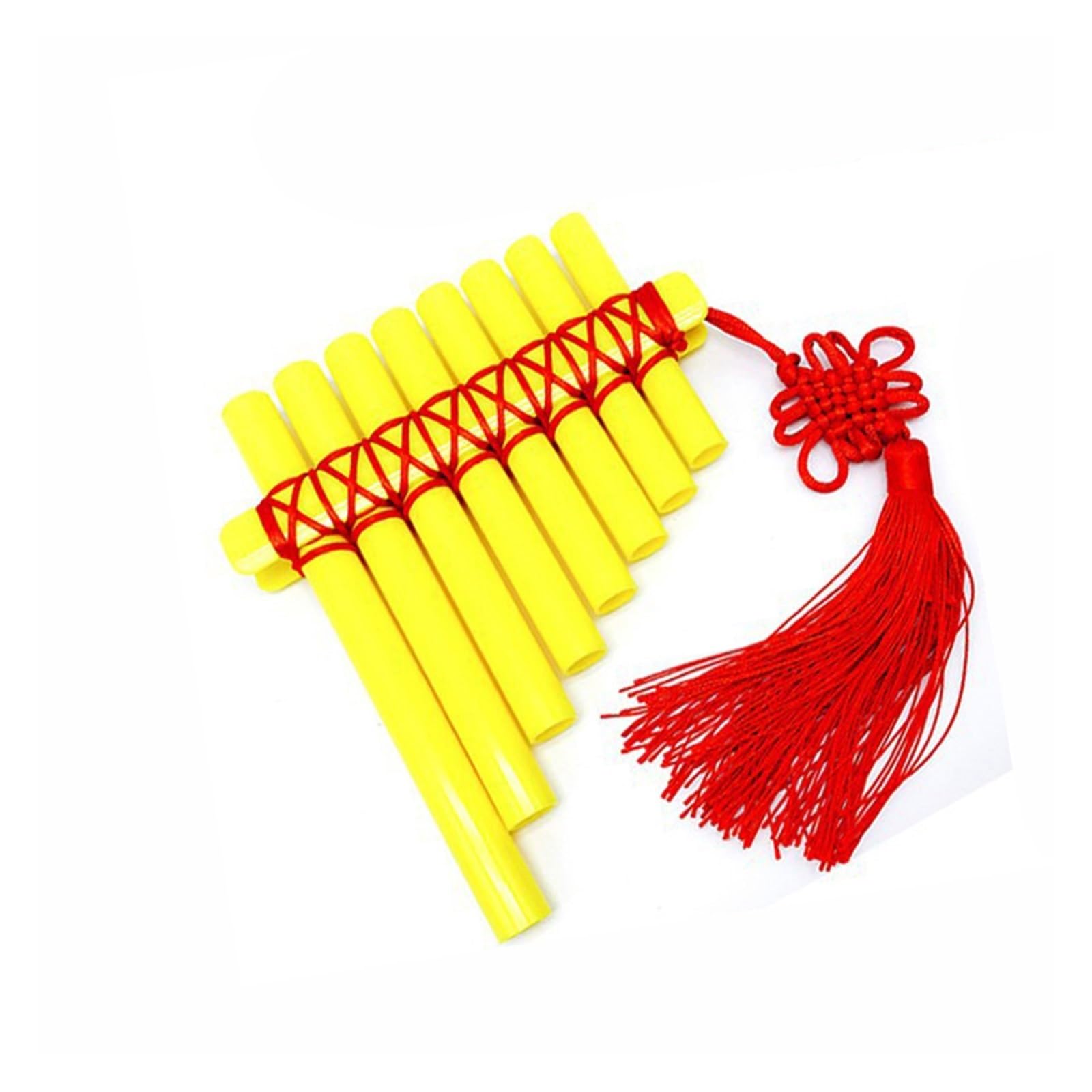 flauta De Pan Para Principiantes Flauta de pan de 8 tubos de resina plástica ABS hecha a mano para la escuela instrumentos musicales caseros para clases de música