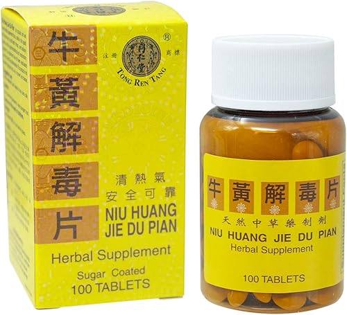Niu Huang Jie Du Pian (100 tabletas) (1 botella)
