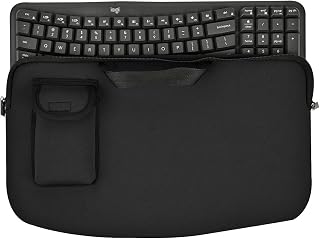 Portable Keyboard Sleeve for Logitech MK670/Wave Keys Ergonomic Keyboard