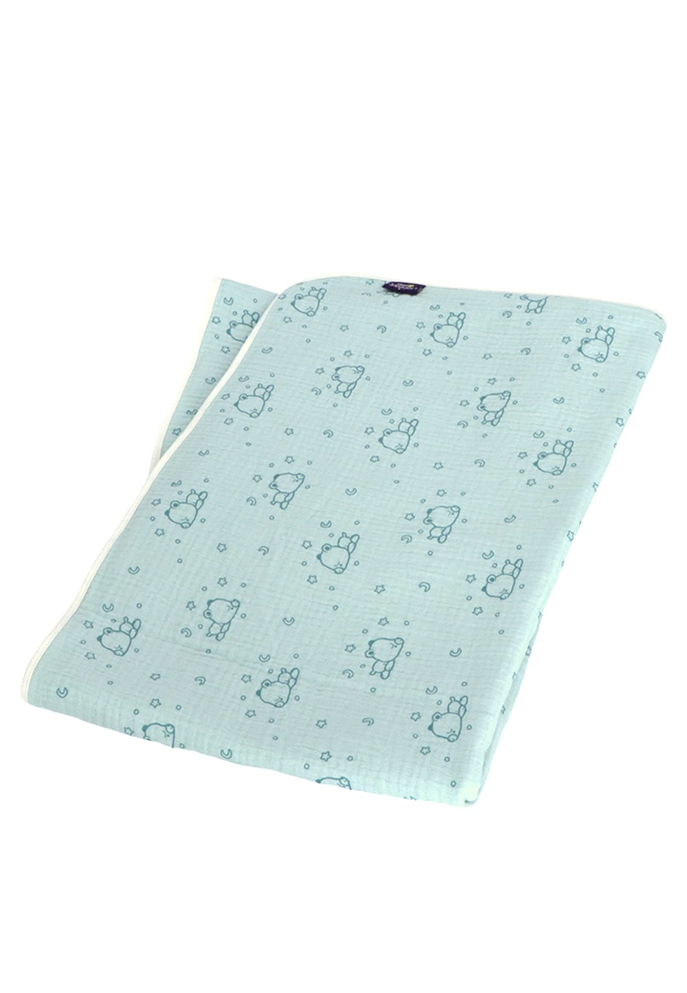 Sterntaler Babydecke mit Namen personalisiert, Tonie Kleiner Bär Schlummerbande Musselin Decke, Personalisierte Kinderdecke Babydecke Kuscheldecke als Geschenk zur Geburt, Geburtstag/Taufe