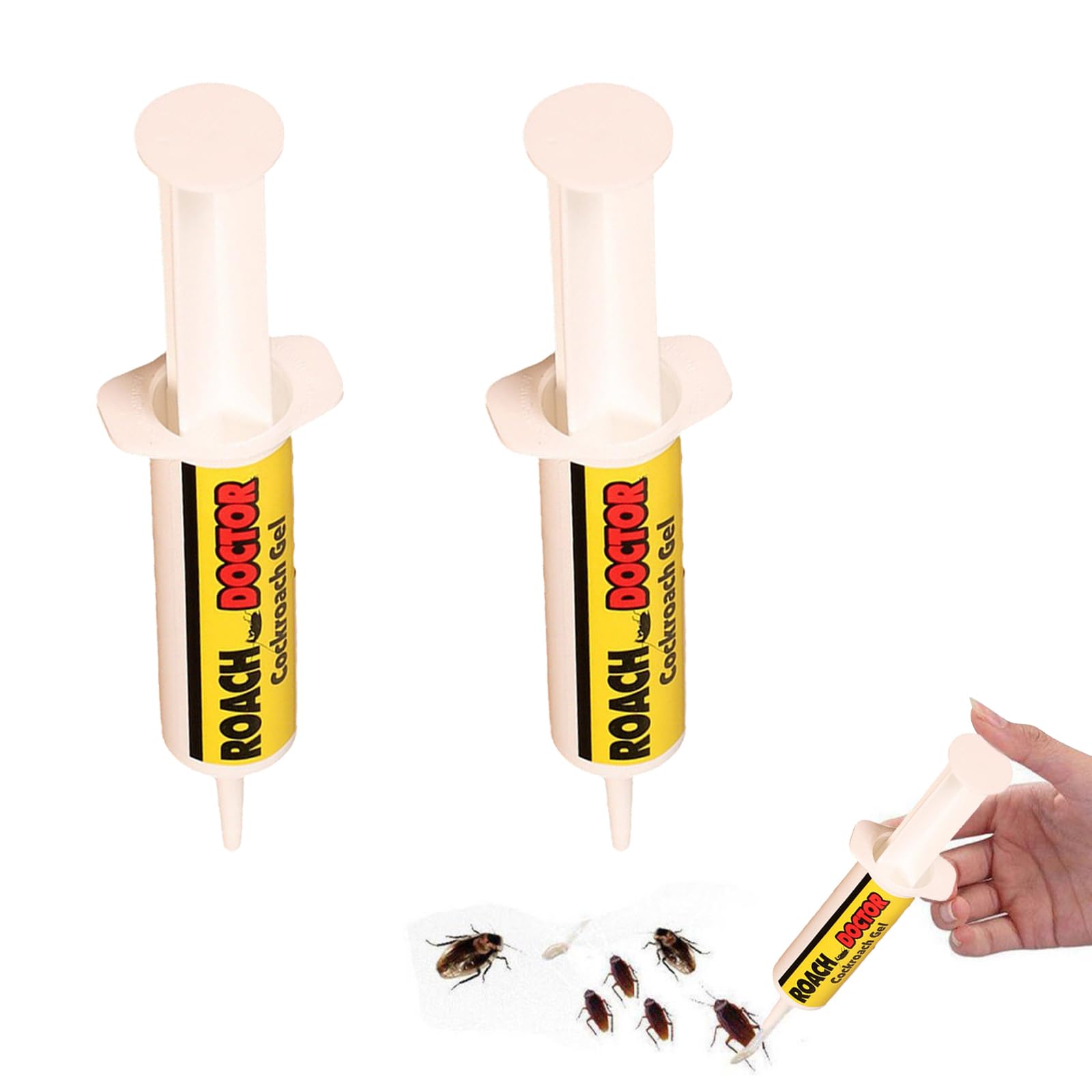 Cockroach Killer,2PCS Cockroach Trap,Cockroaches Gel,Cockroaches Killer Gel Bait,Cockroachs Killers Bait,Roach Trap Master,Cock Eliminator Gels,for Toilet Bedroom Kitchen