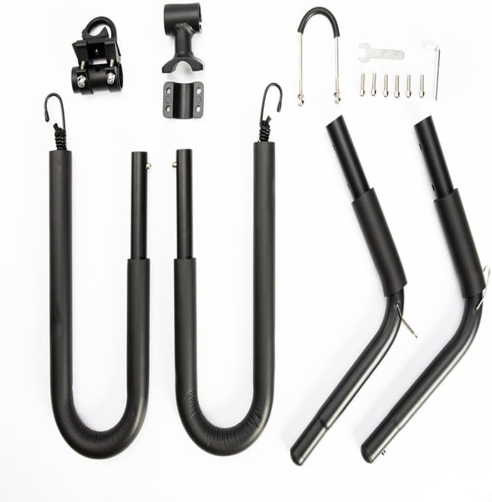Support de Moto de Planche de Surf,Support de Planche de Surf pour Scooter/cyclomoteur,Support de Planche de Surf en Aluminium léger pour Les Sports de Plein air,Ensemble de Supports de Moto