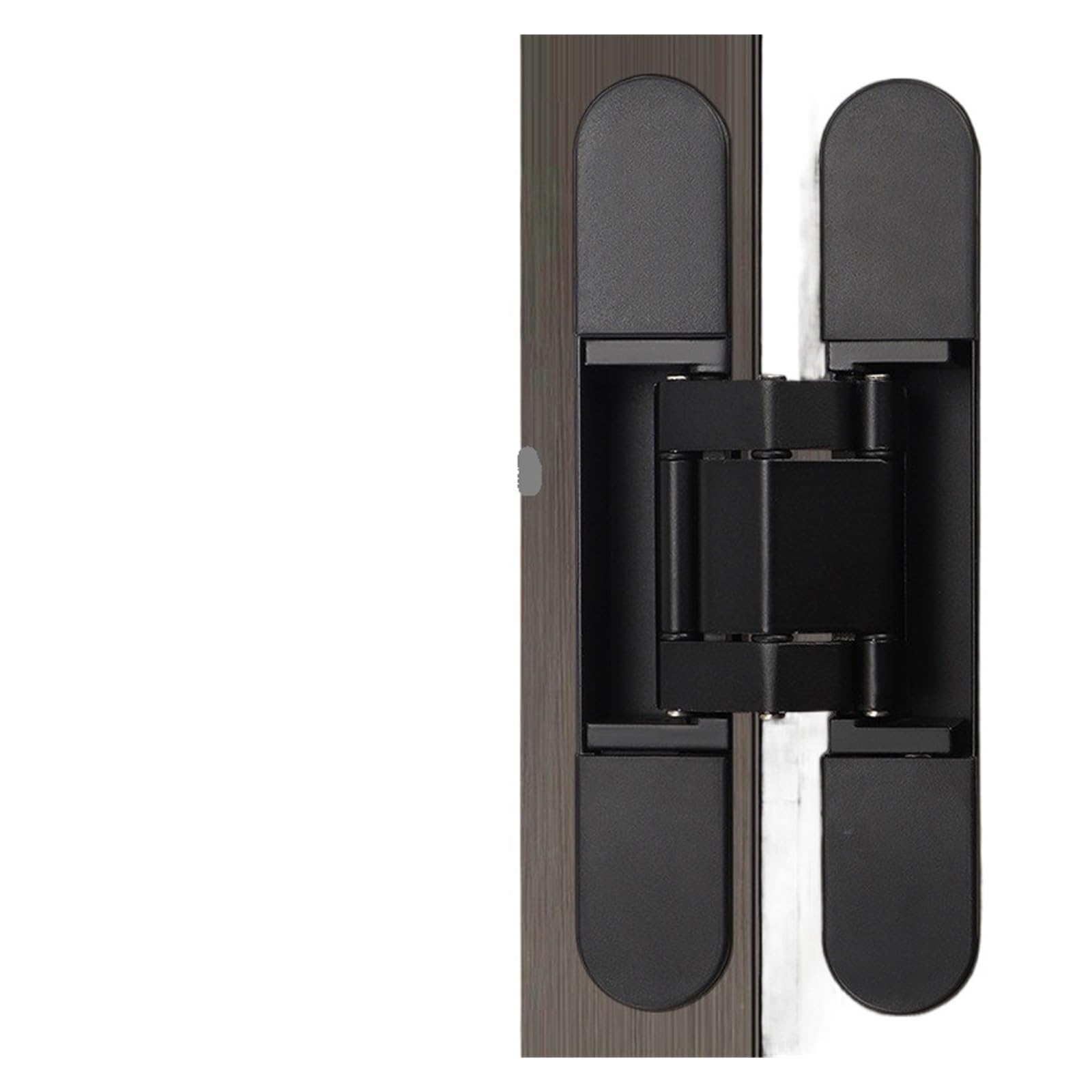 2 Bisagras Invisibles De Alta Resistencia For Puertas - Carga De 40/80 Kg, Apertura Ajustable De 180 Grados, Bisagras Ocultas For Puertas Batientes De Madera Interiores(80KG-silver)