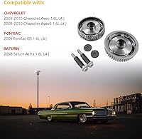 Vista 4 de Fase de leva variable con piñón y engranajes de árbol de levas de admisión y escape Compatible con Chevrolet Aveo5, Pontiac G3, Saturn Astra 1.6L