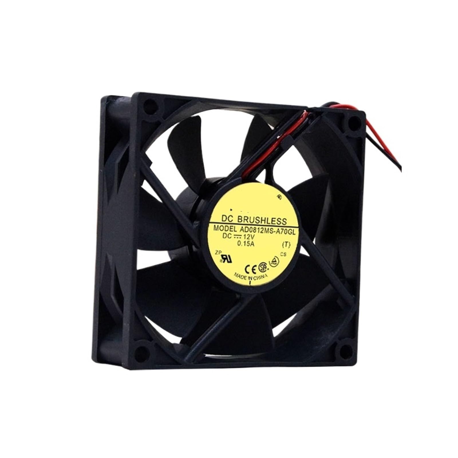 GJEXXPTST AD0812MS-A70GL 12V 0.15A 8025 80x25mm Cooling Fan