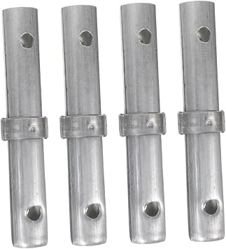 4pcs Durable Scaffolding Coupling Pins with Thick Joint Design for Enhanced Safety and Stability Scaffold Safety Outrigger Connector Pole Parts Diameter Spacing