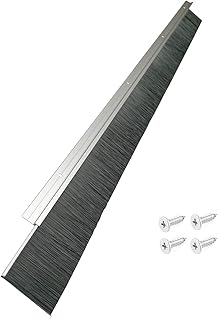 Sponsored Ad - Retsun Gap Less Than 2.5'' PP Hair Aluminum Duarable Door Brush Sweep Seal Sliding Door Brush Seal Strip We...