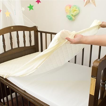 Amazon フィットシーツ キルトパッド 防水シーツの機能がこの1枚に サンデシカ ベビー トリプルフィットシーツ ミニサイズ 60 90cm 洗える フィットシーツ キルトパッド 防水シーツ 日本製 時短シーツ 3way シーツ 敷きパッド 布団カバー ベビー マタニティ