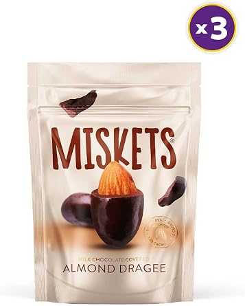 Bademli S tl   ikolata Kaplamal  Draje 70g x3 Adet