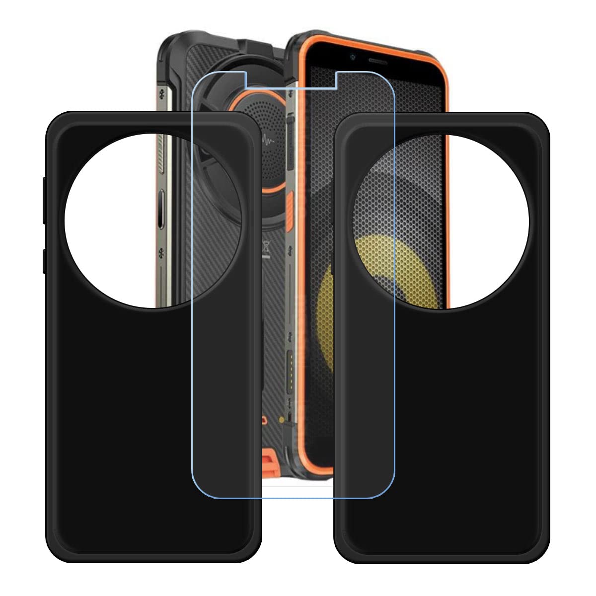 CXKJ Custodia per Ulefone Power Armor 16 PRO (5.93 Pollice) + [2