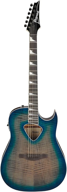 Guitarra eléctrica acústica Altstar Series ALT50FA, Blue Doom Burst