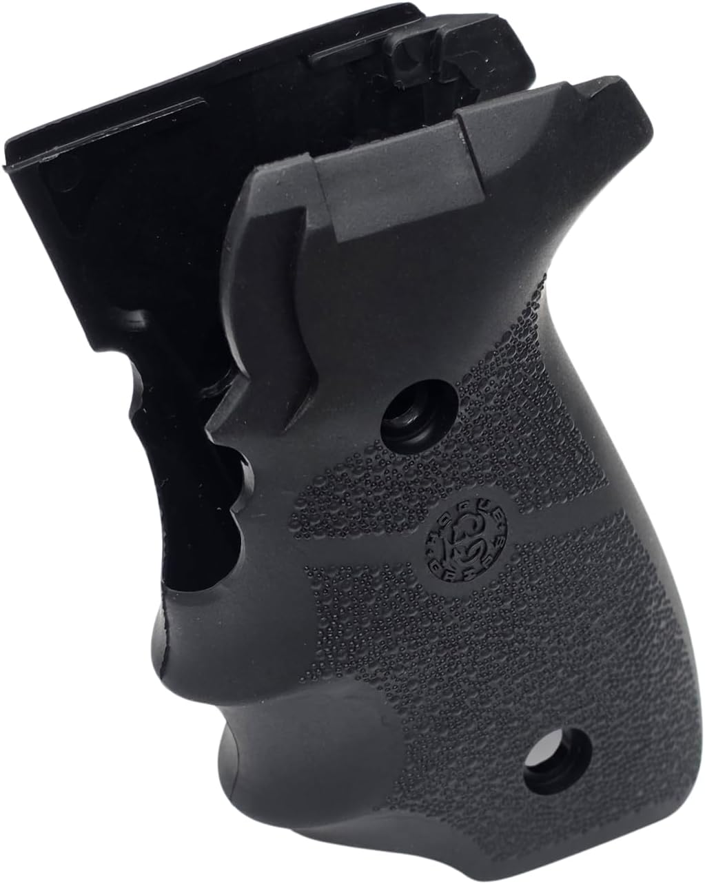 Hogue OverMolded Rubber Grip with Finger Grooves for SIG Sauer P228 & P229, Black - 28000