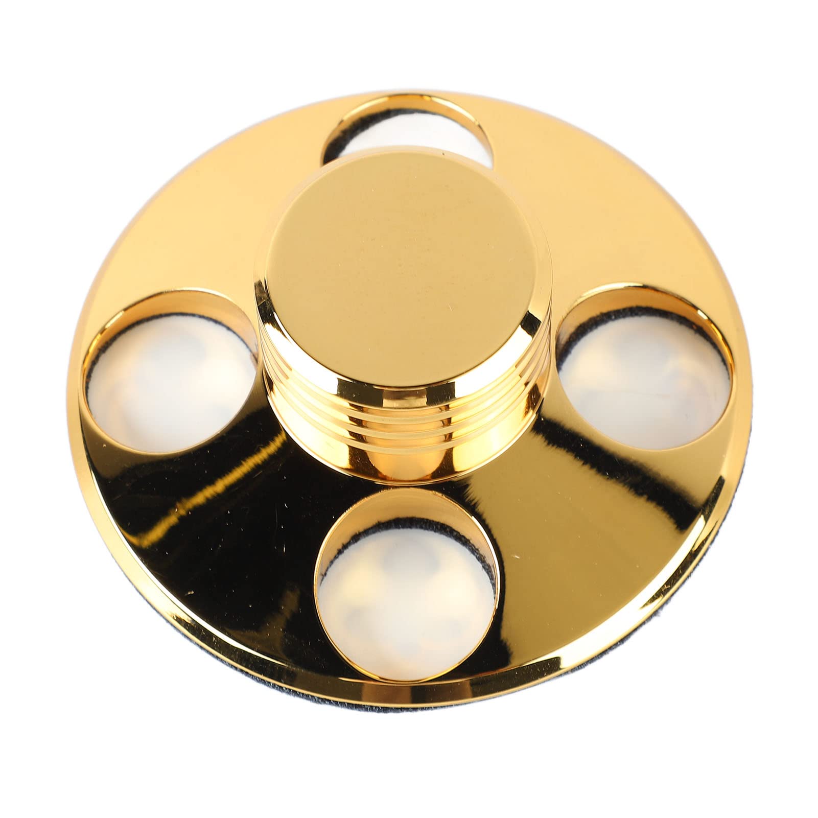 Stabilizzatore per pesi piatti livello giradischi, morsetto a disco record in metallo, stabilizzazione fine per una migliore qualità del suono, design standard per una perfetta corrispondenza