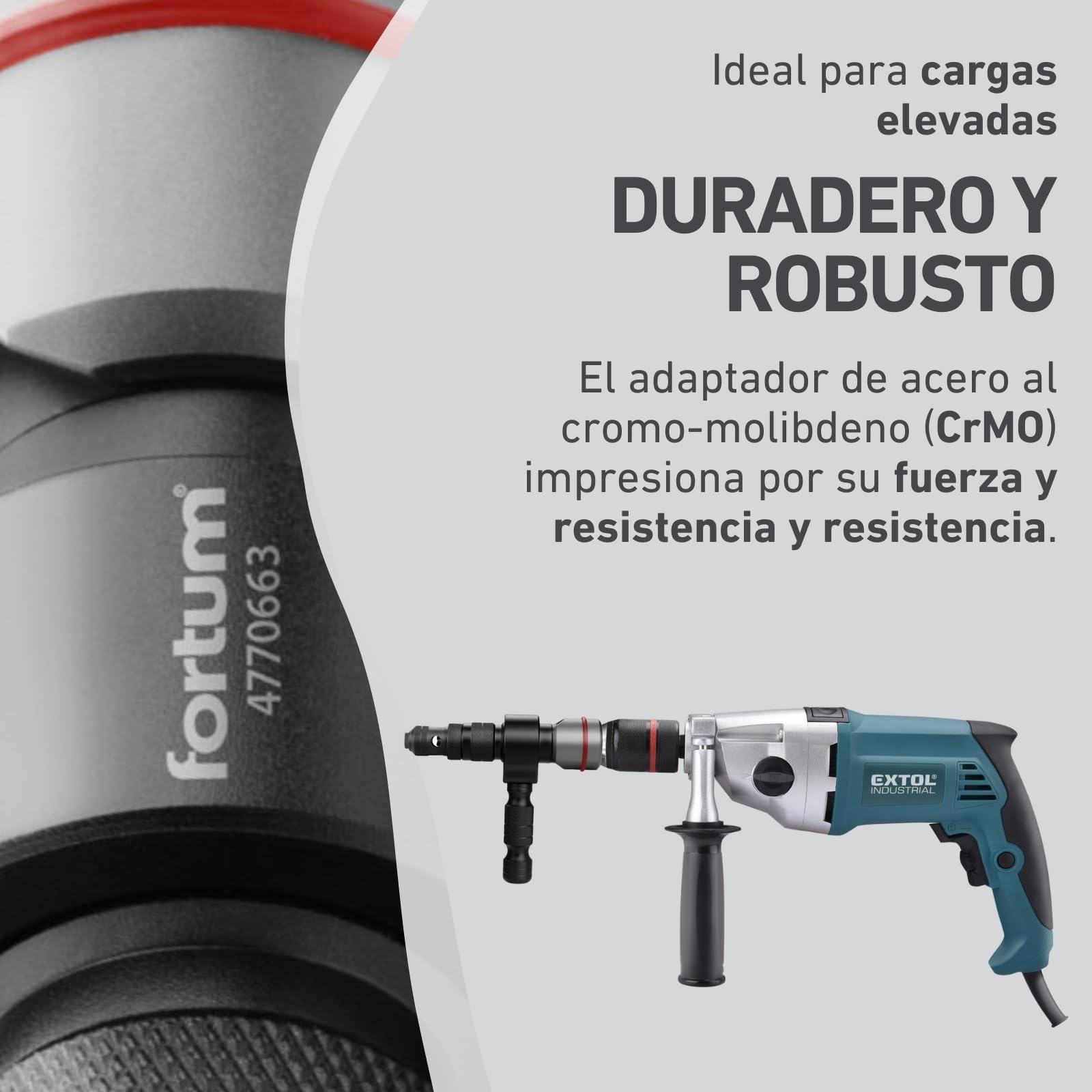 Accesorio para Remachadora para Taladro y Atornillador | Herramienta de Remachado para Aluminio, Acero y Acero Inoxidable | Adaptador para Remaches de 2,4-6,4 mm | Pistola de Remaches Adaptador