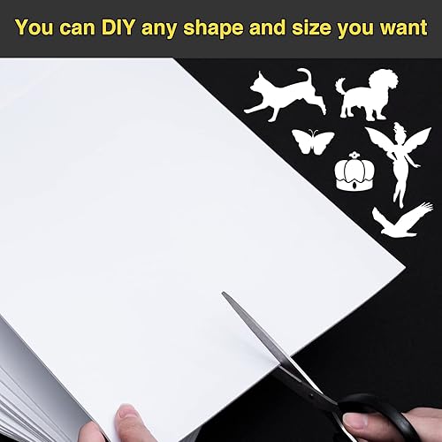 Miniatura 4 de MEARCOOH Hojas de Espuma Autoadhesivas, Blancas de 9x12 Pulgadas 2mm Papel de Espuma EVA Adhesivo para Manualidades Fabricación de Tarjetas Marcos