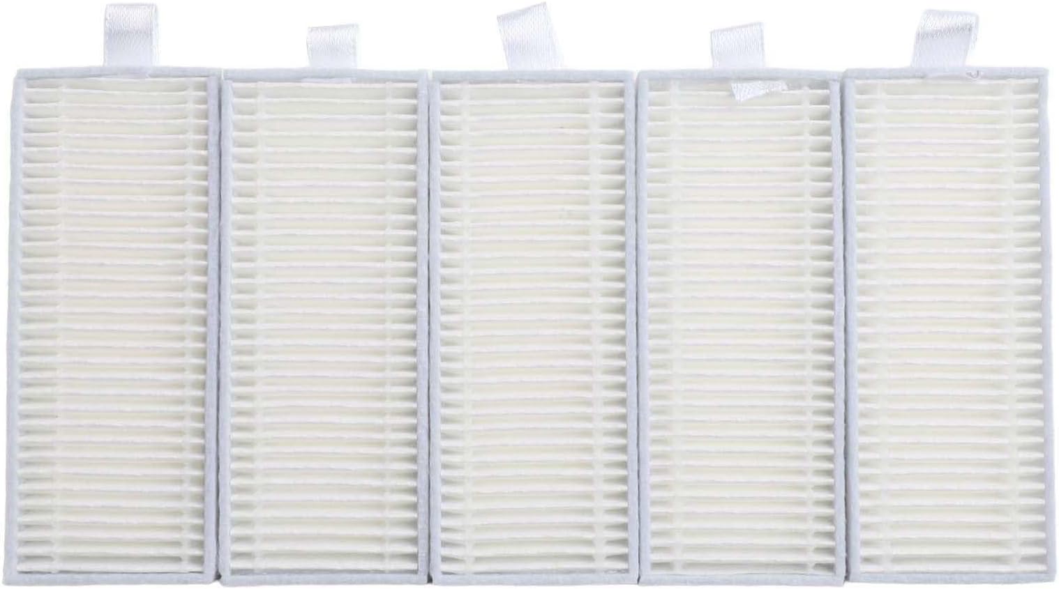 Pack Replacement Filter for RE4 RE4 Plus RE5 RE5 Plus Robot Vacuum, High Efficiency Filter Paper Parts Accessories for Pet Hair Dust