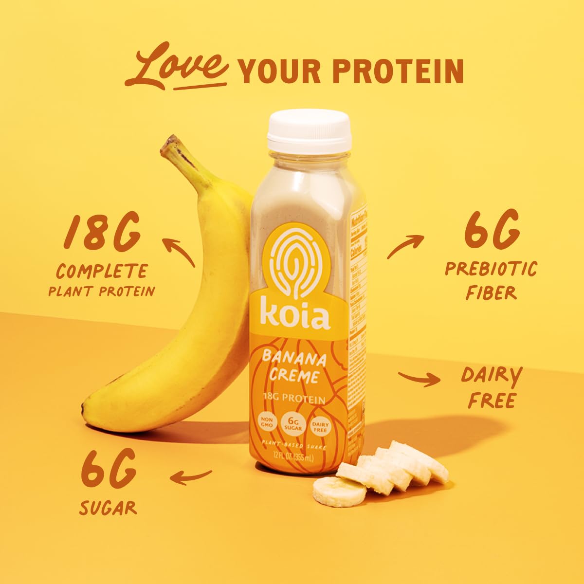 Amazon.com : Koia - Banana Creme - 18g Protein - Ready To Drink