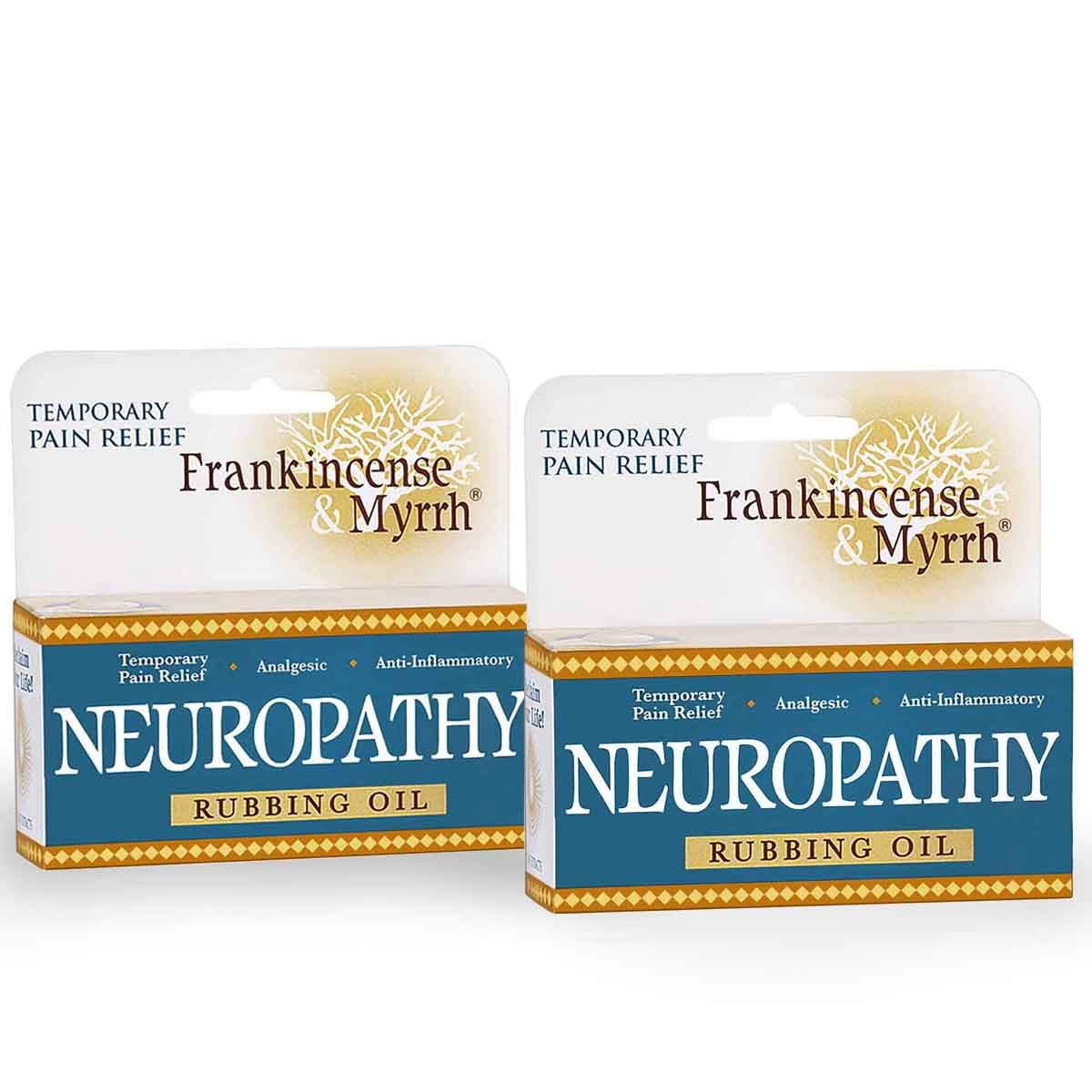 Buy FRANKINCENSE & MYRRH Neuropathy Rubbing Oil, Foot Pain Relief with