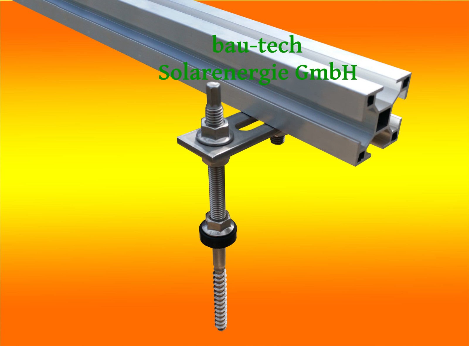 20 x Stockschraube M10x200 inklusiv Adapterplatte + Hammerkopfschraube + Sperrzahnmutter A2 GmbH