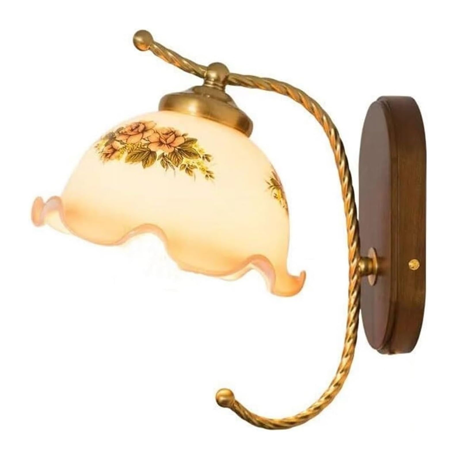 VDOQTLJT Wall lamp American Retro Corridor Japanese Solid Wood Glass Bedroom Bedside Living Room Dining Hanging Lamps sconces