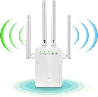 WiFi Extenders Signal Booster for Home - 2023 Newest WiFi Extender up to 9800sq.ft and 40 Devices, 5G & 2.4G WiFi Range Extender, 1200Mbps Internet Booster for Home - Quick Setup